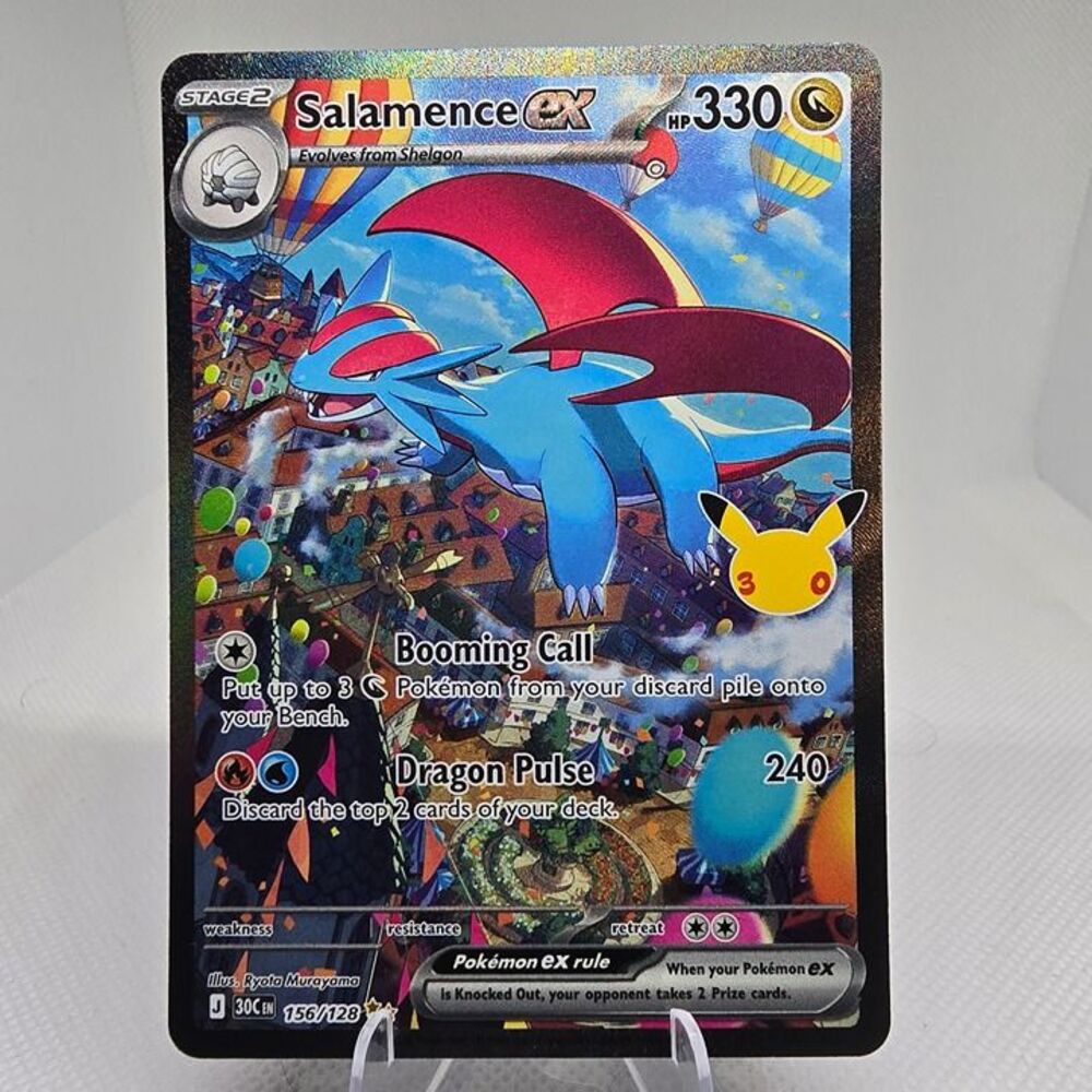 Salamence ex #156 Pokemon 30th Celebration